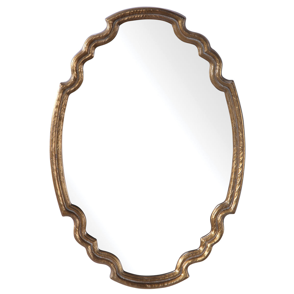 Ariane Gold Oval Mirror