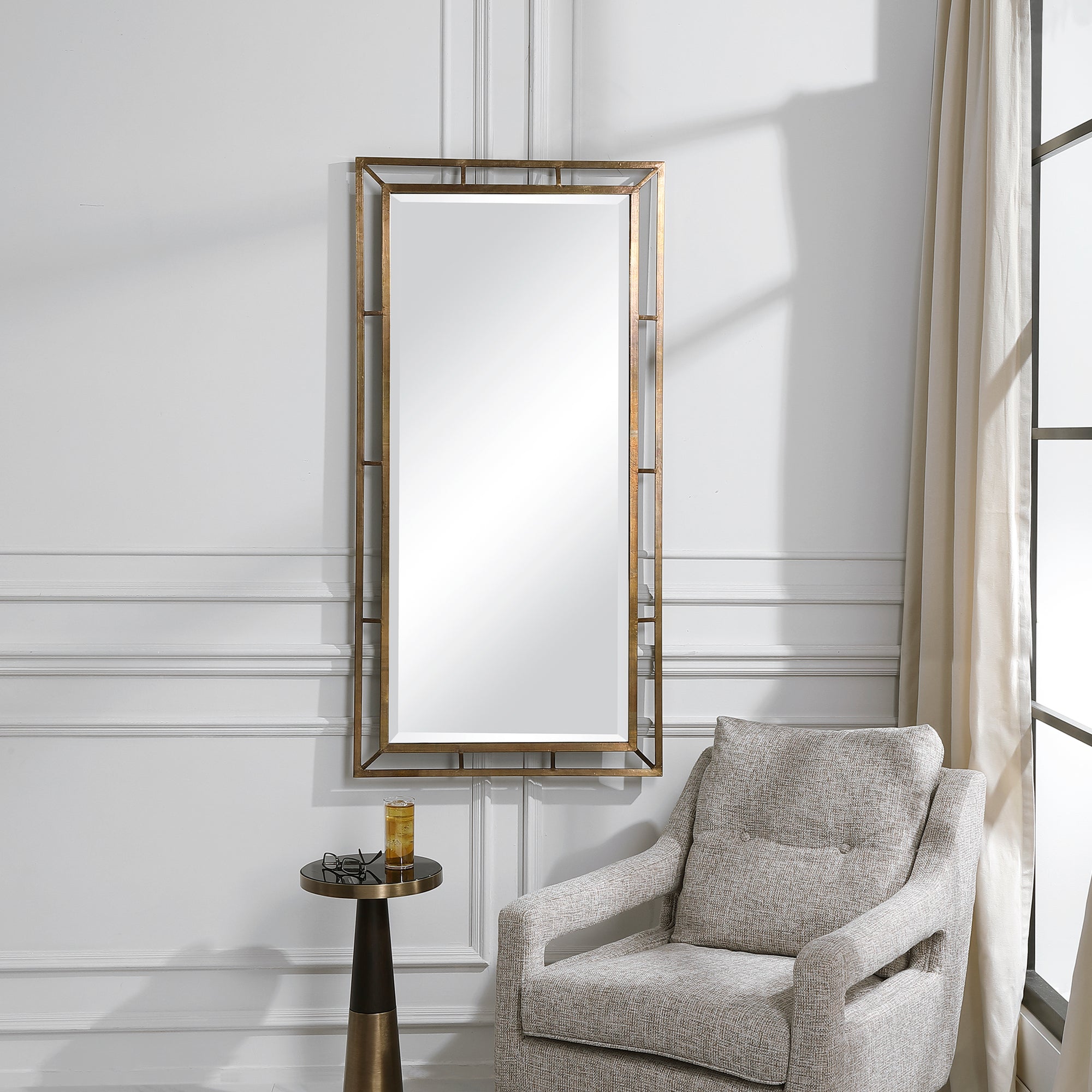 Farrow Copper Industrial Mirror