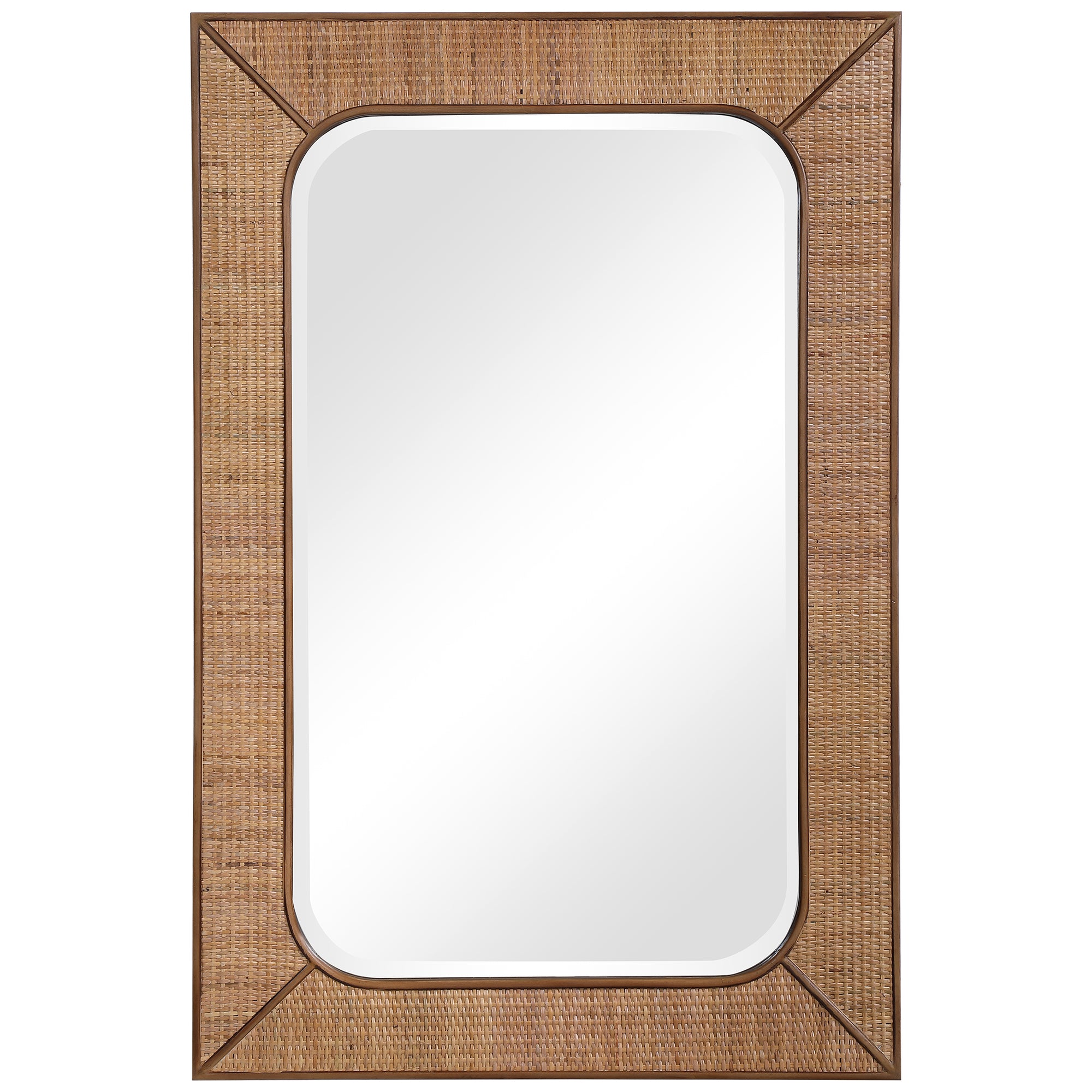 Tahiti Rattan Mirror