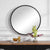 Belham Round Iron Mirror