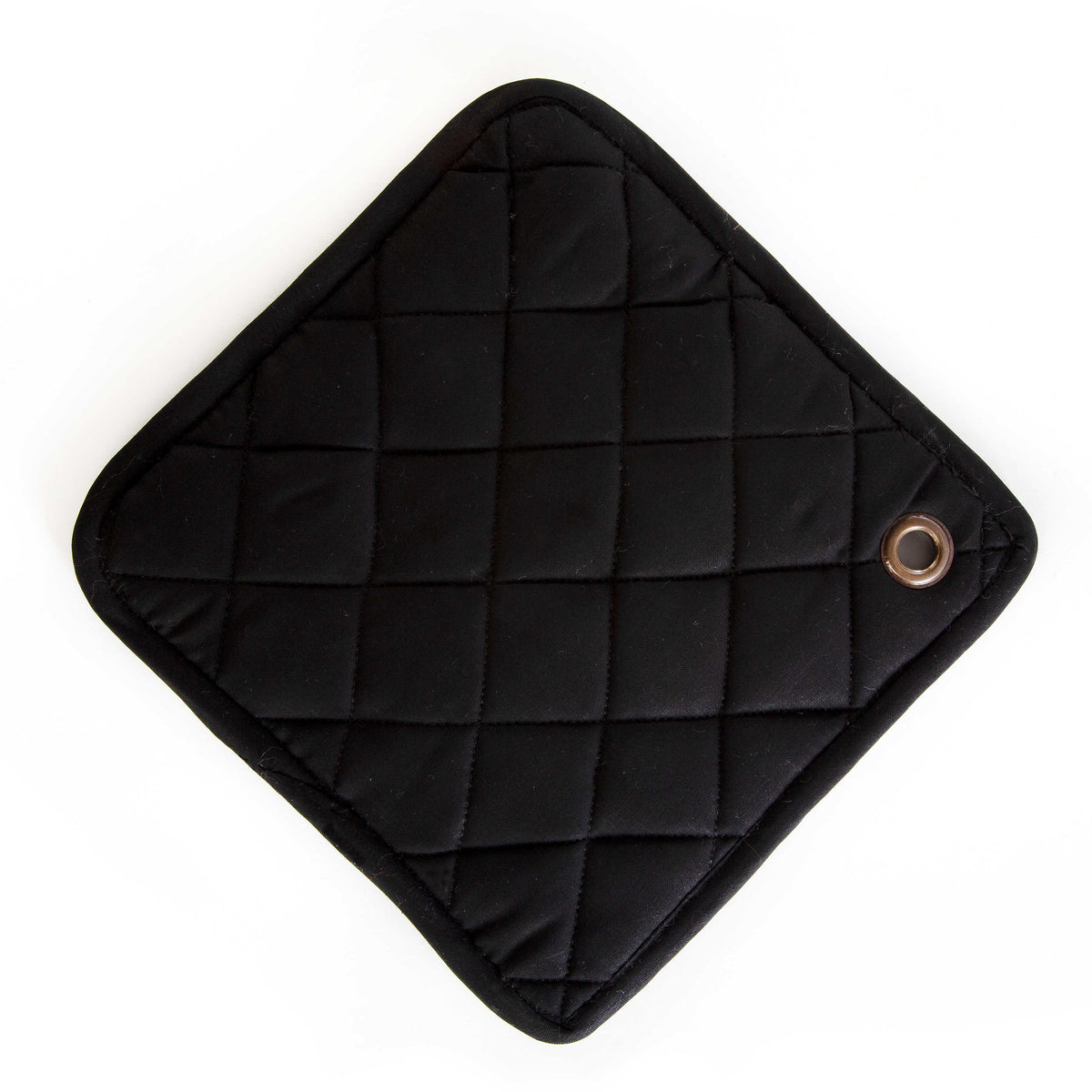Geo Pot Holders - Black - Set of 2