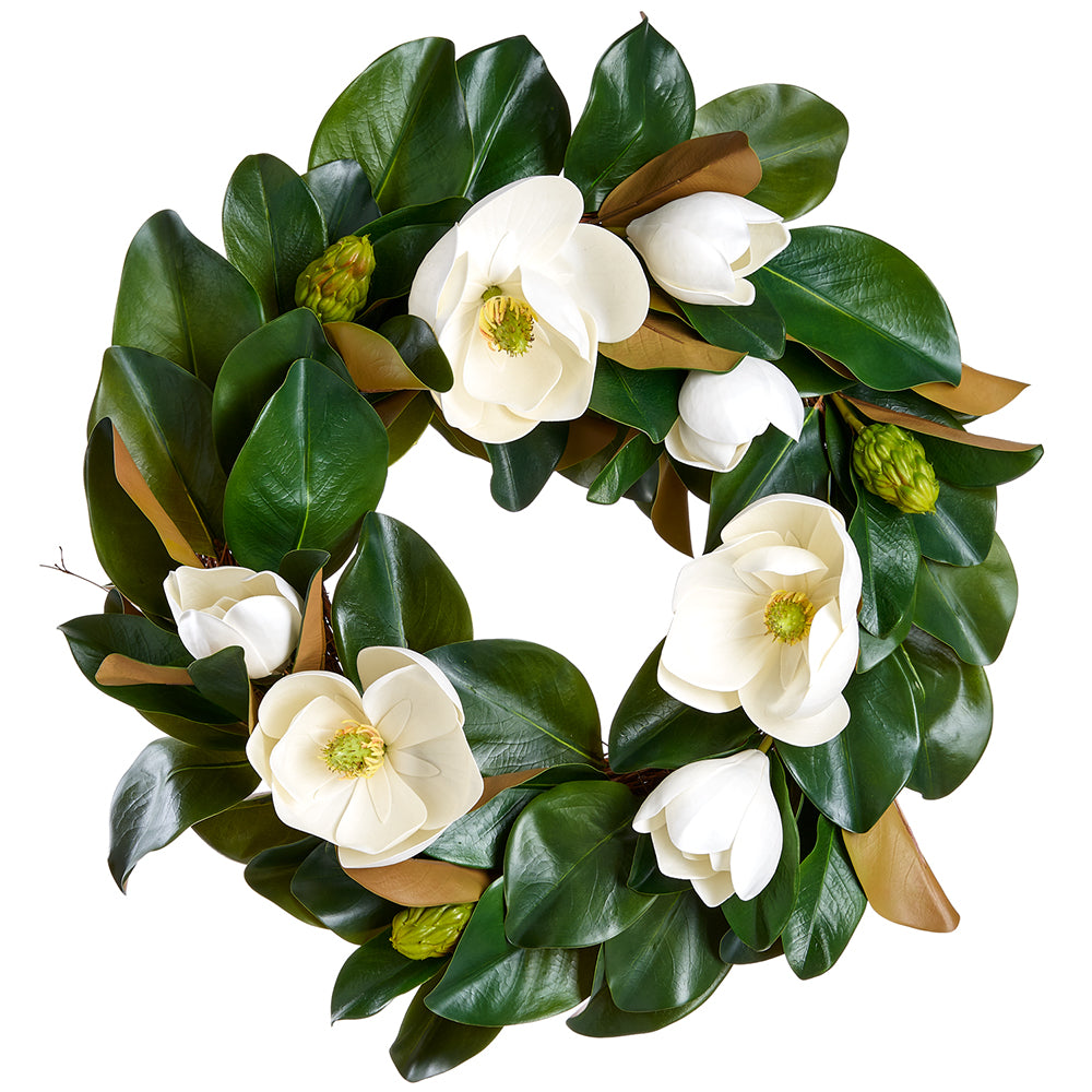 26&quot; Magnolia Wreath