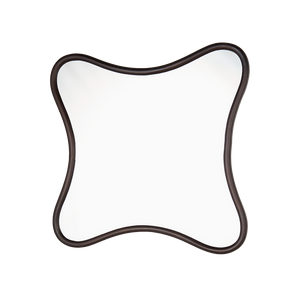 Milano Square Mirror Antique Bronze