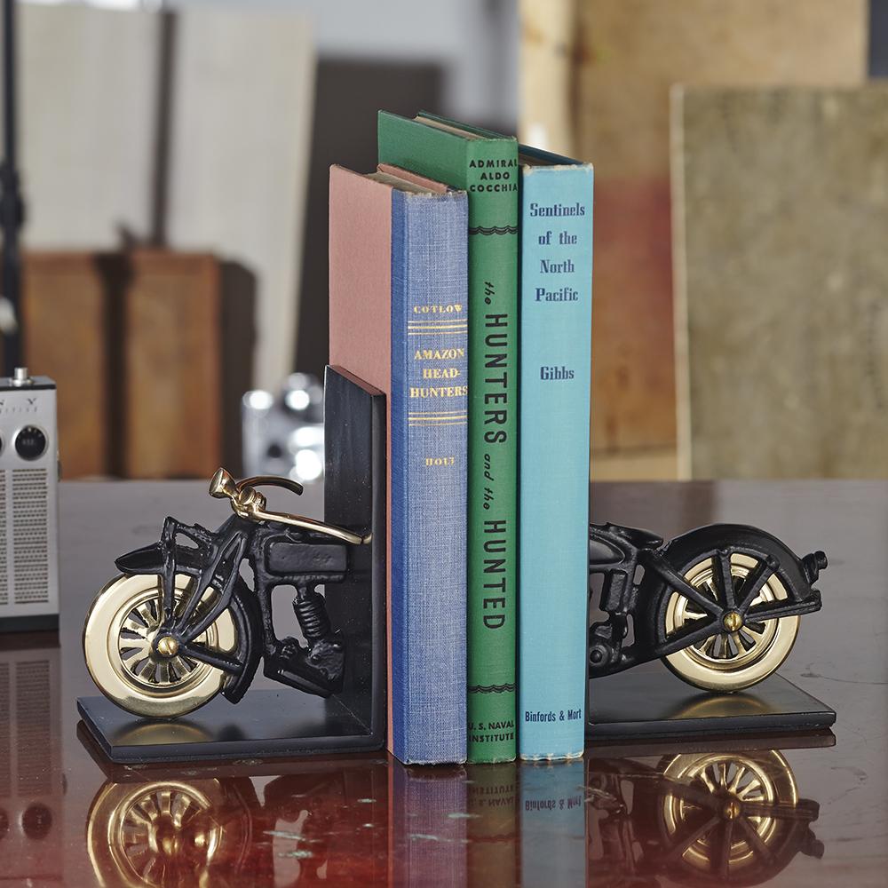 Motorcycle Bookends