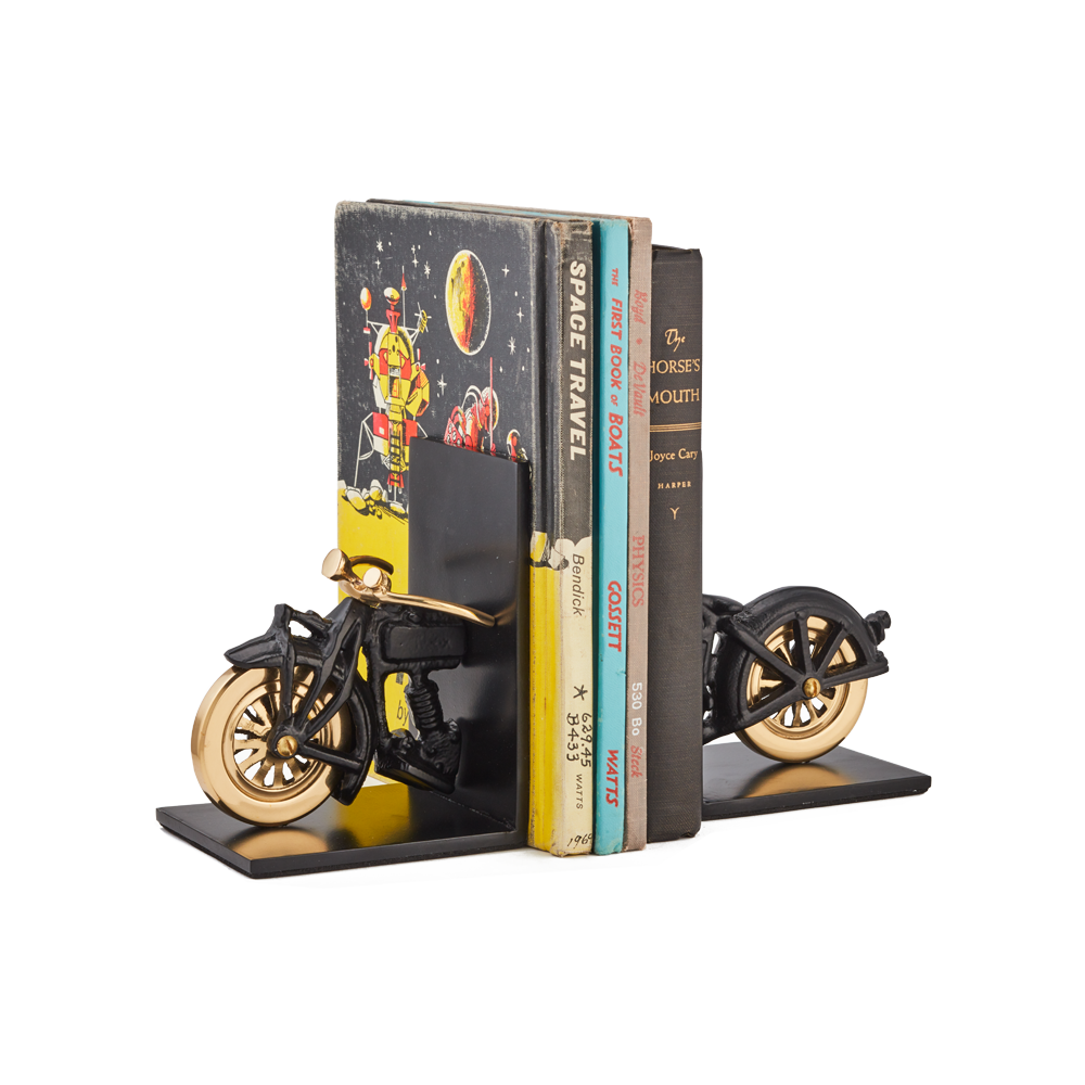 Motorcycle Bookends