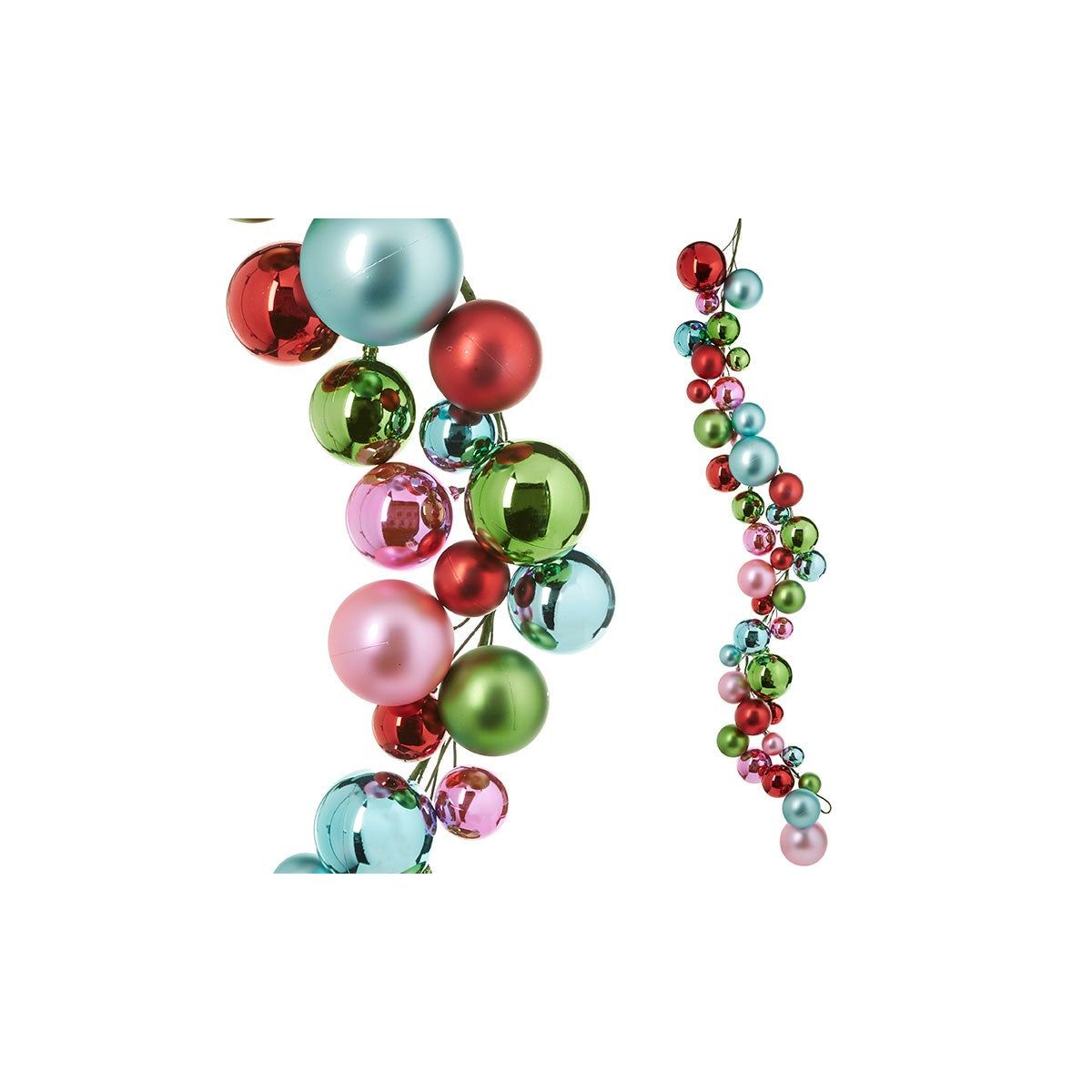 4' Multi Color Ball Garland