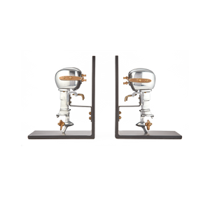 Outboard Motor Bookends Aluminum