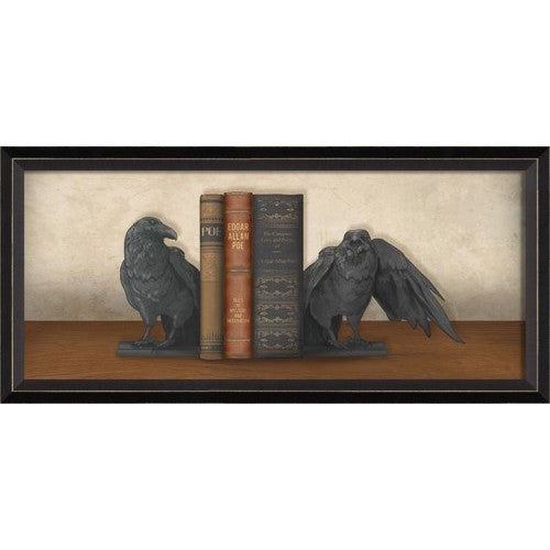 Quote the Raven Bookends
