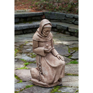 Kneeling St. Francis w/Bird