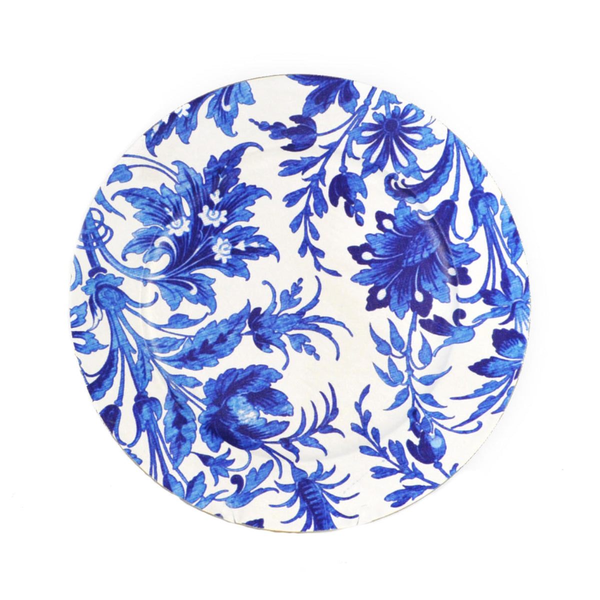 Blue Patterned Charger Plate