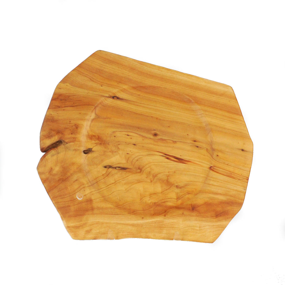 Wood Cut Charger Plate