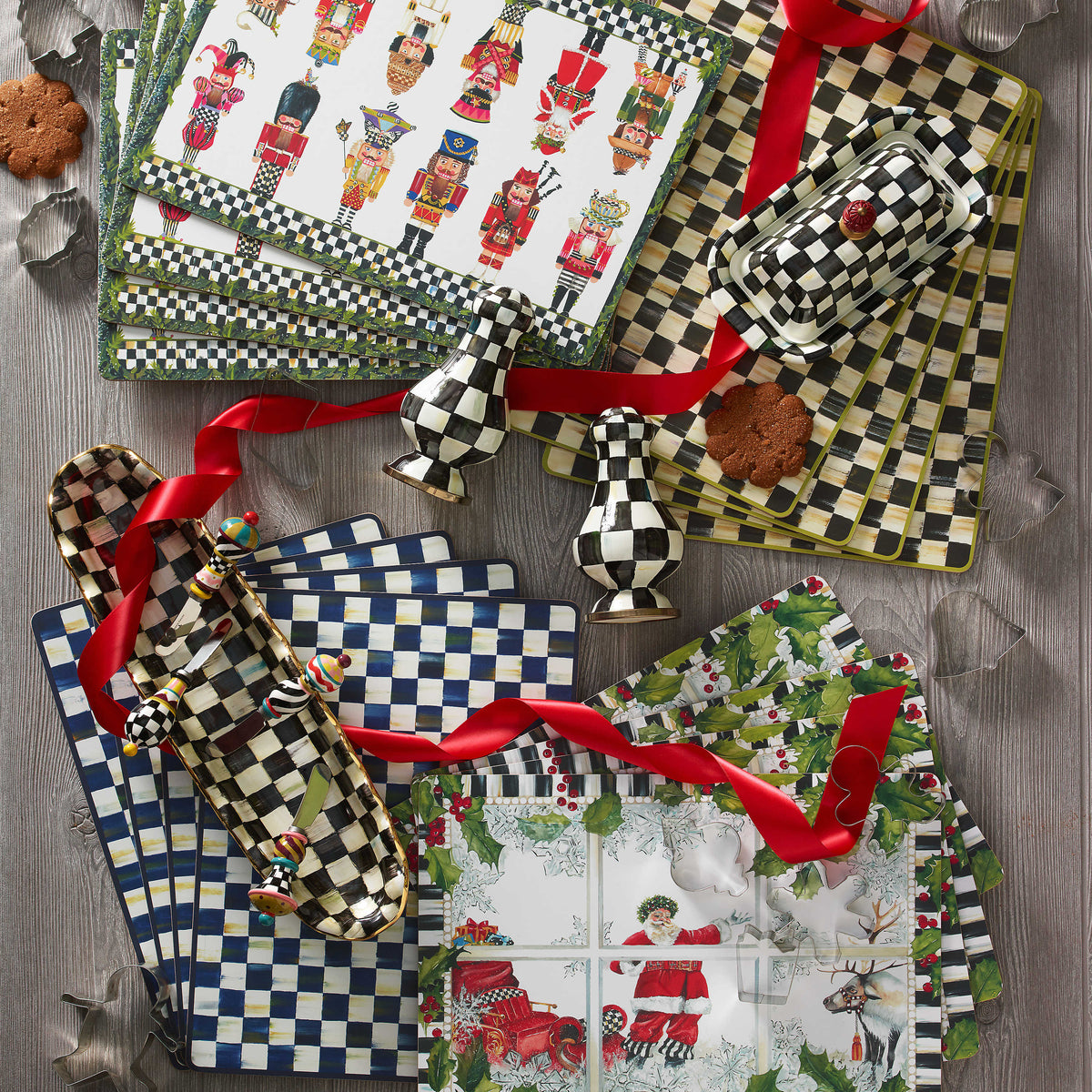 Royal Check Cork Back Placemats - Set of 4