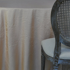 Satin Ivory Linen Tablecoth