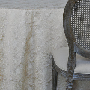 Satiny Brown Tablecoth