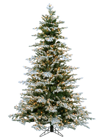 Snowy Pine Pre Lit Christmas Tree