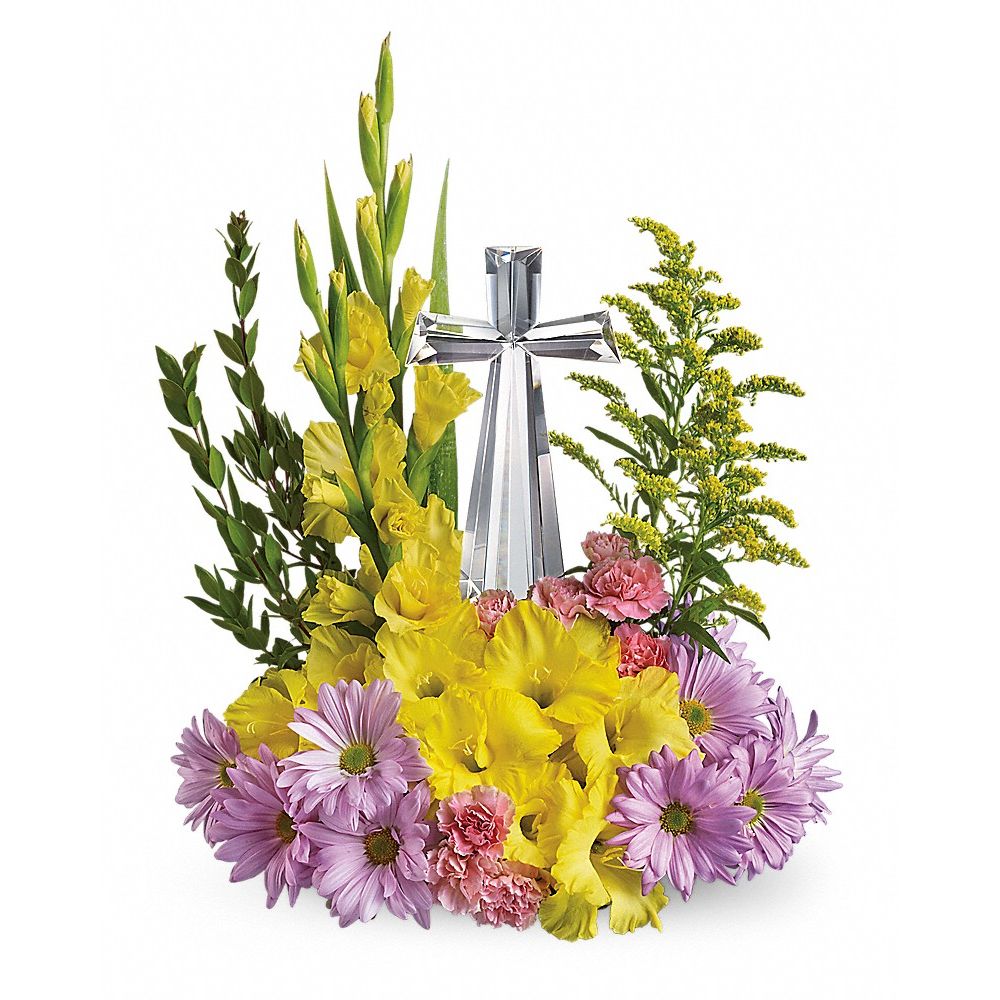 Crystal Cross Bouquet By Renaissance Floral Design