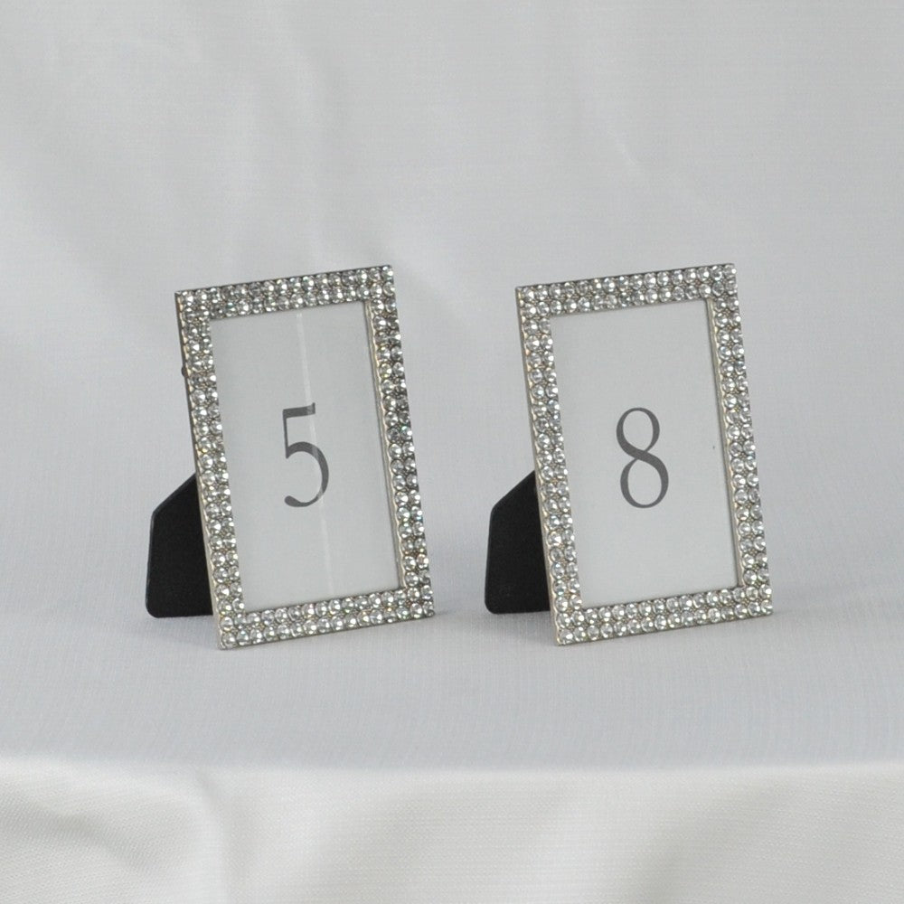 Double Crystal Frame - Table Numbers