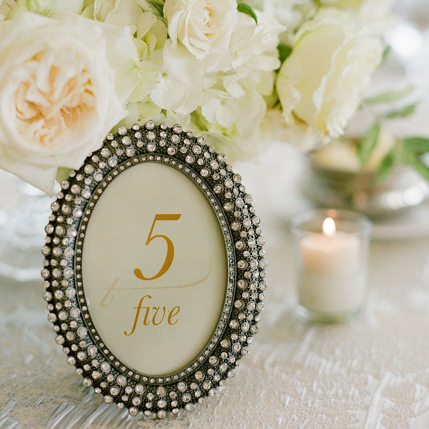 Oval Frame - Table Numbers - RFD