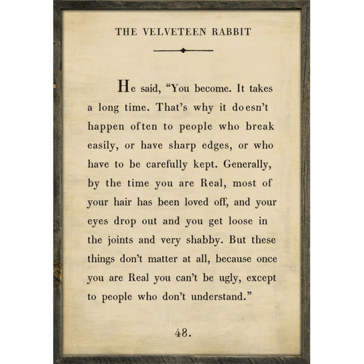 The Velveteen Rabbit