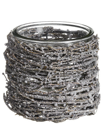 Twig Glitter Candleholder