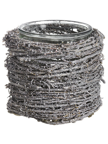 Twig Glitter Candleholder