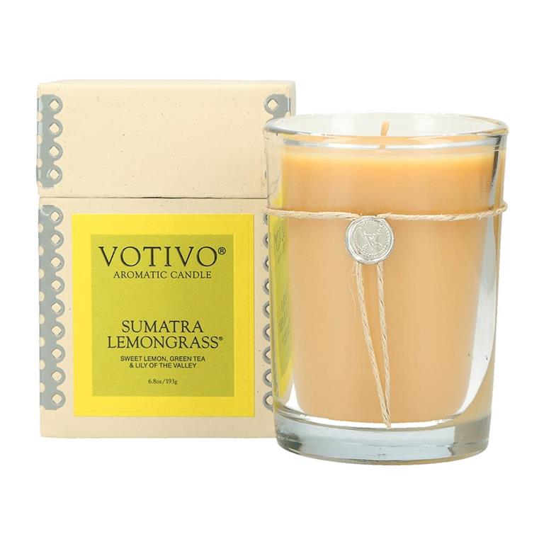 6.8 oz Aromatic Candle Sumatra Lemongrass