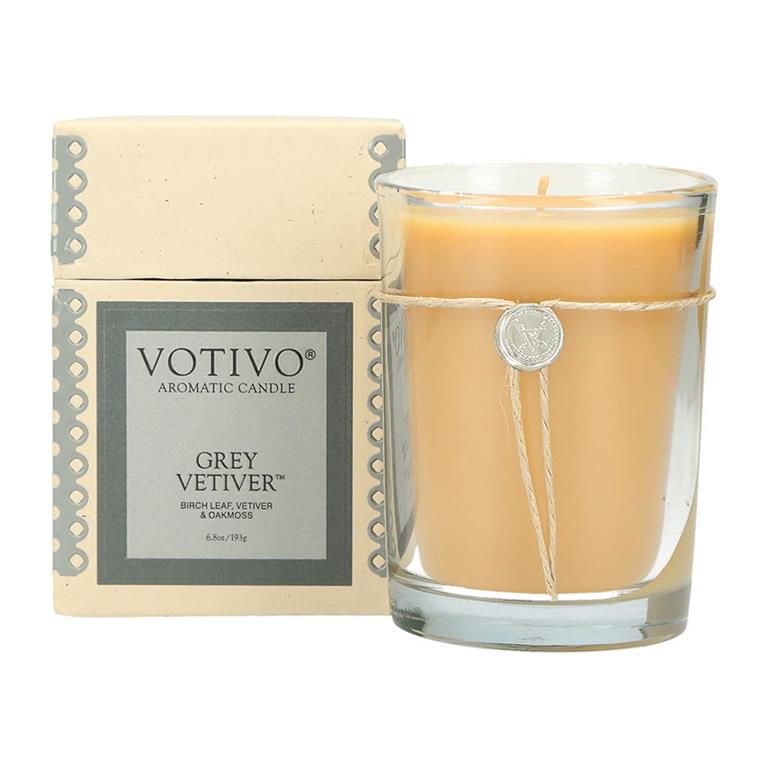 6.8 oz Aromatic Candle Grey Vetiver