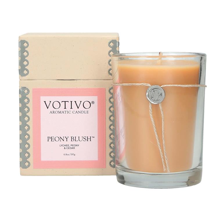 6.8 oz Aromatic Candle Peony Blush