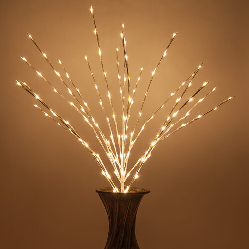 30&#39; Lighted Branches - White
