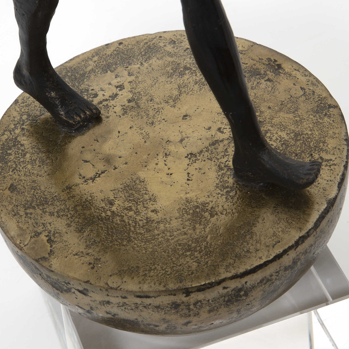 Woman Finding Balance Sculpture
