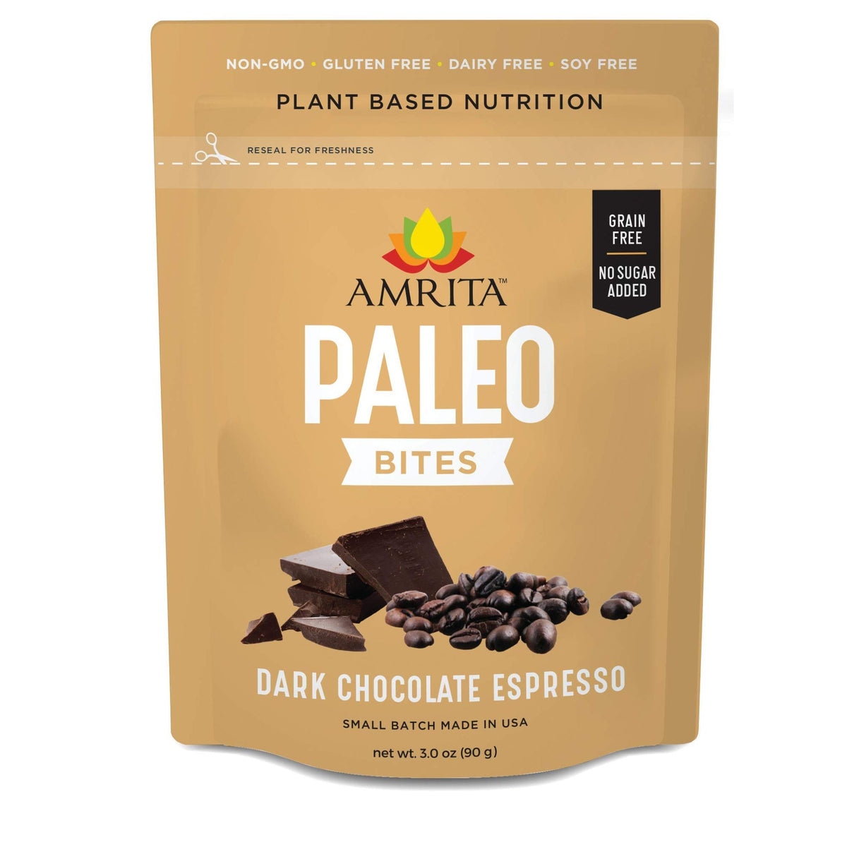 Dark Chocolate Espresso Paleo Bites