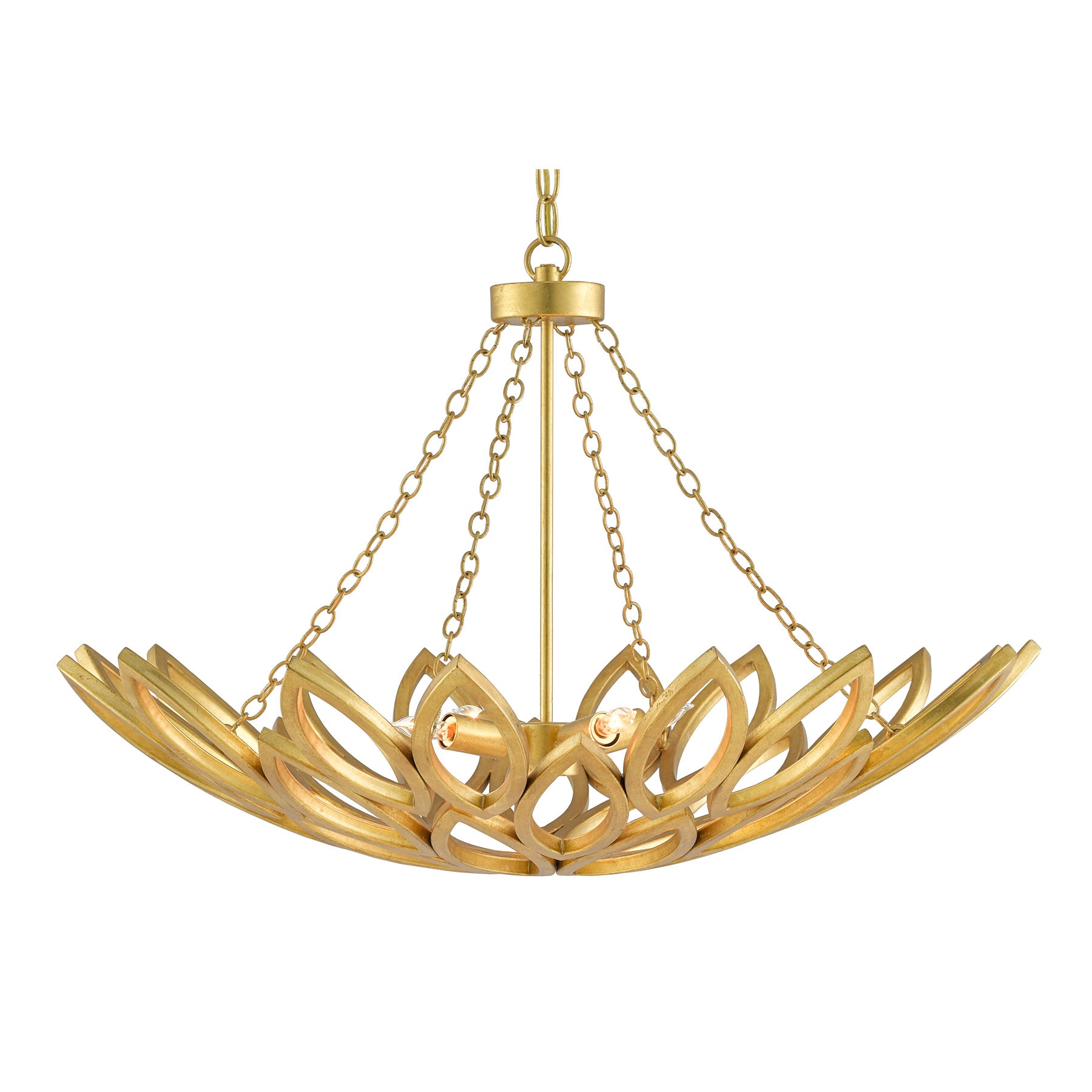 Allemande Gold Chandelier