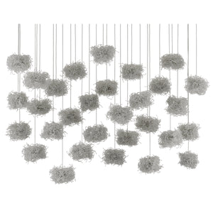 Birds Nest 30-Light Multi-Drop Pendant