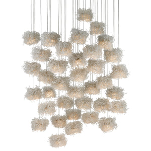 Birds Nest 36-Light Multi-Drop Pendant