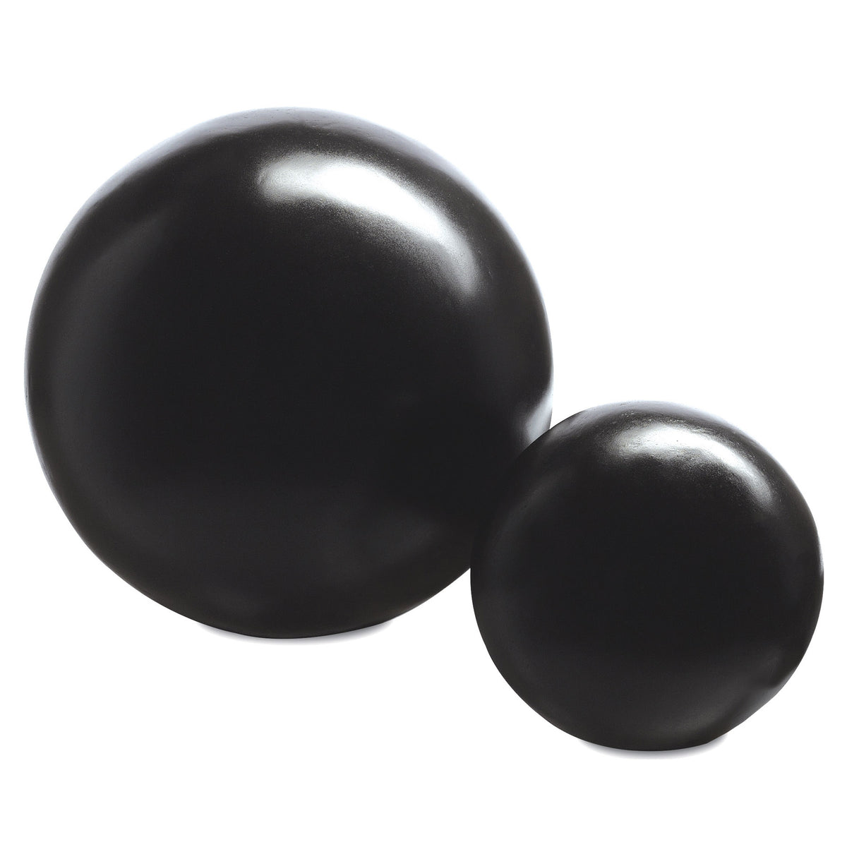 Black Large Concrete Ball