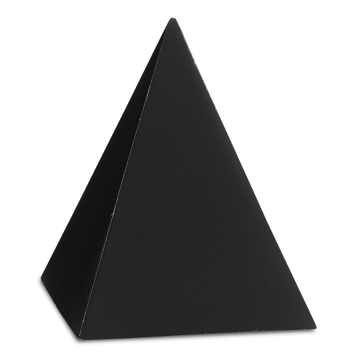 Black Small Concrete Pyramid