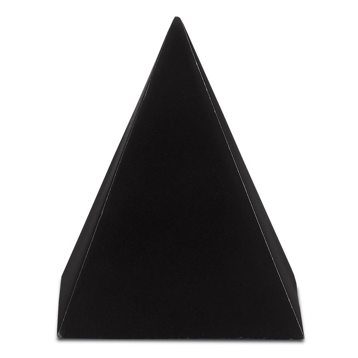 Black Small Concrete Pyramid