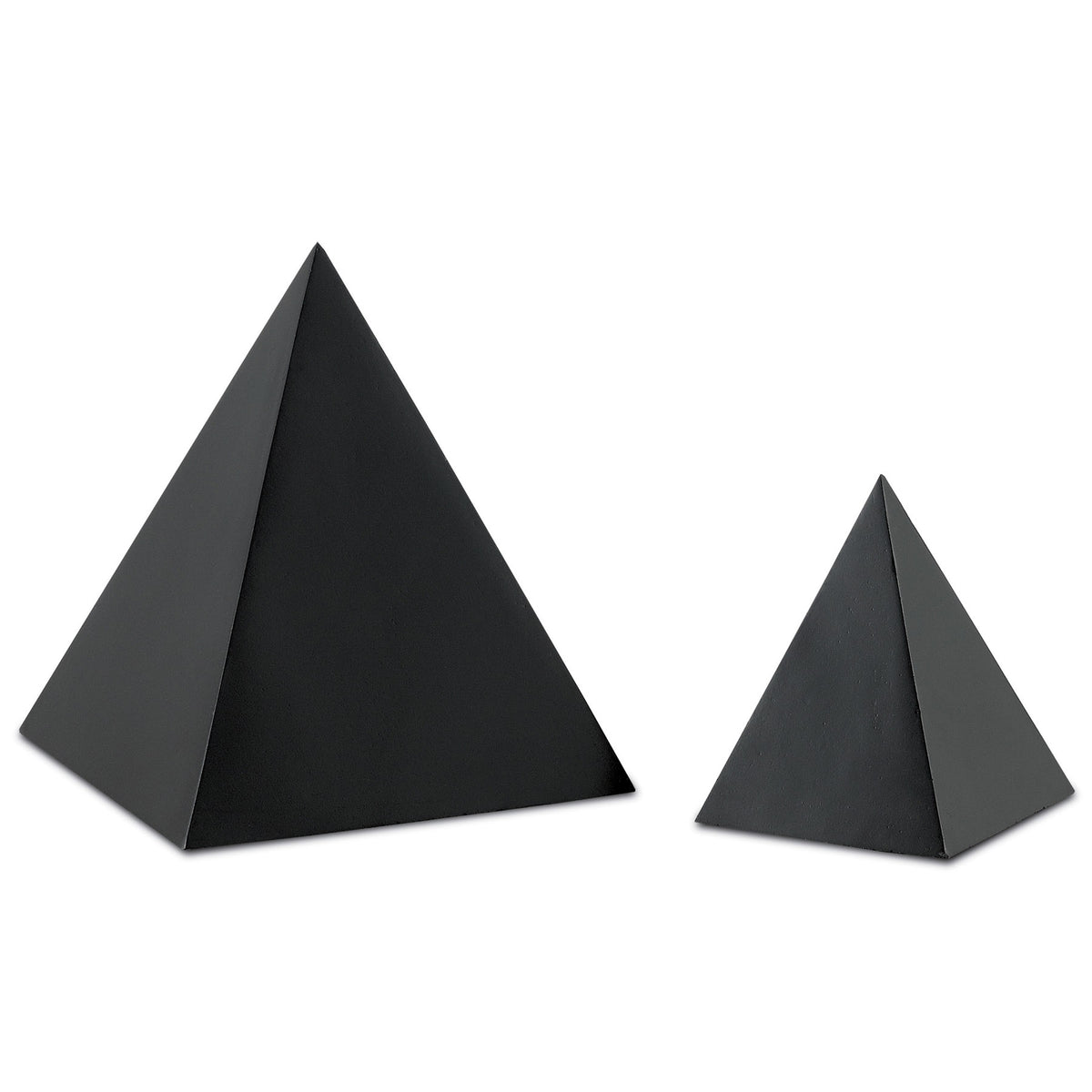 Black Small Concrete Pyramid