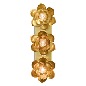 Blossom Three-Light Wall Sconce
