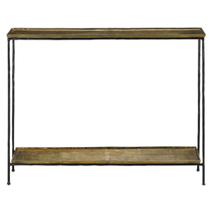Boyles Brass Console Table