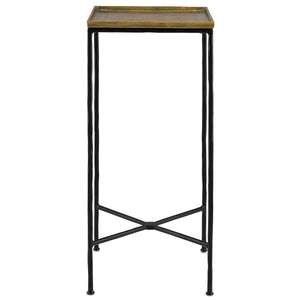 Boyles Brass Drinks Table