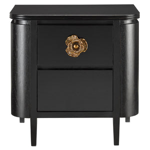 Briallen Black Nightstand