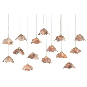 Catrice Rectangular 15-Light Multi-Drop Pendant