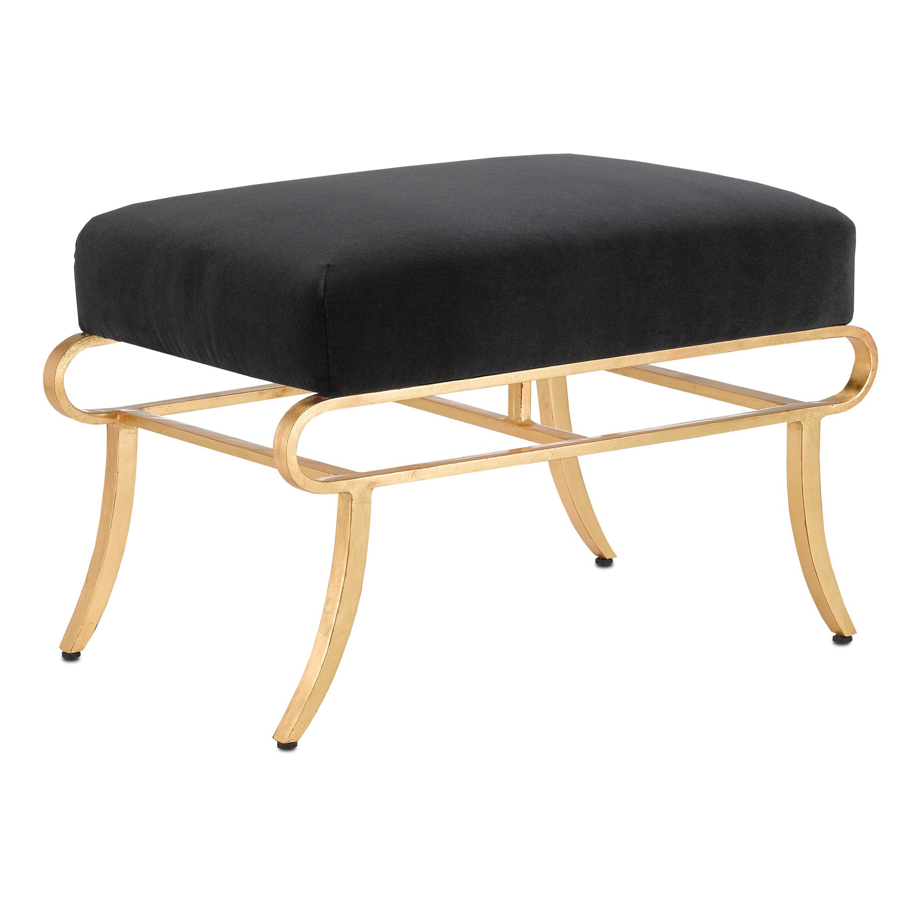 Claude Ebony Ottoman