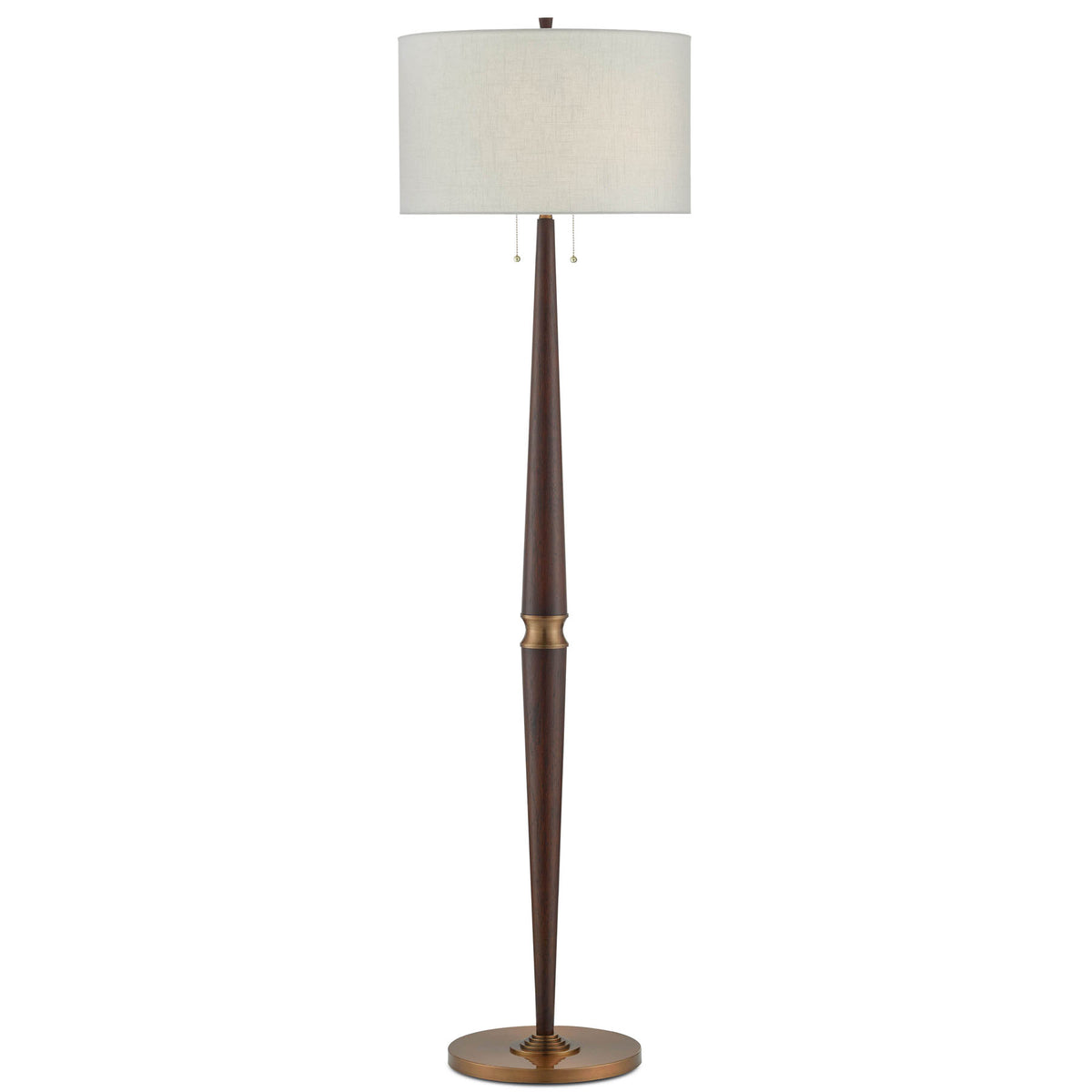 Colee Mahogany Floor Lamp