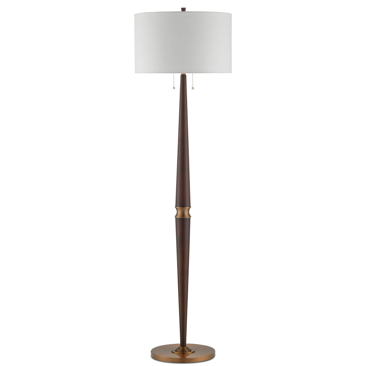 Colee Mahogany Floor Lamp