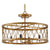 Crisscross Gold Pendant