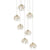 Crystal Bud 7-Light Multi-Drop Pendant