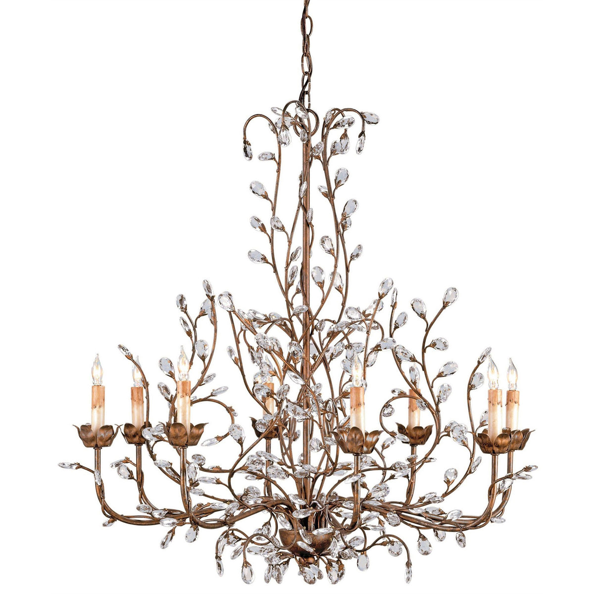 Crystal Bud Cupertino Large Chandelier