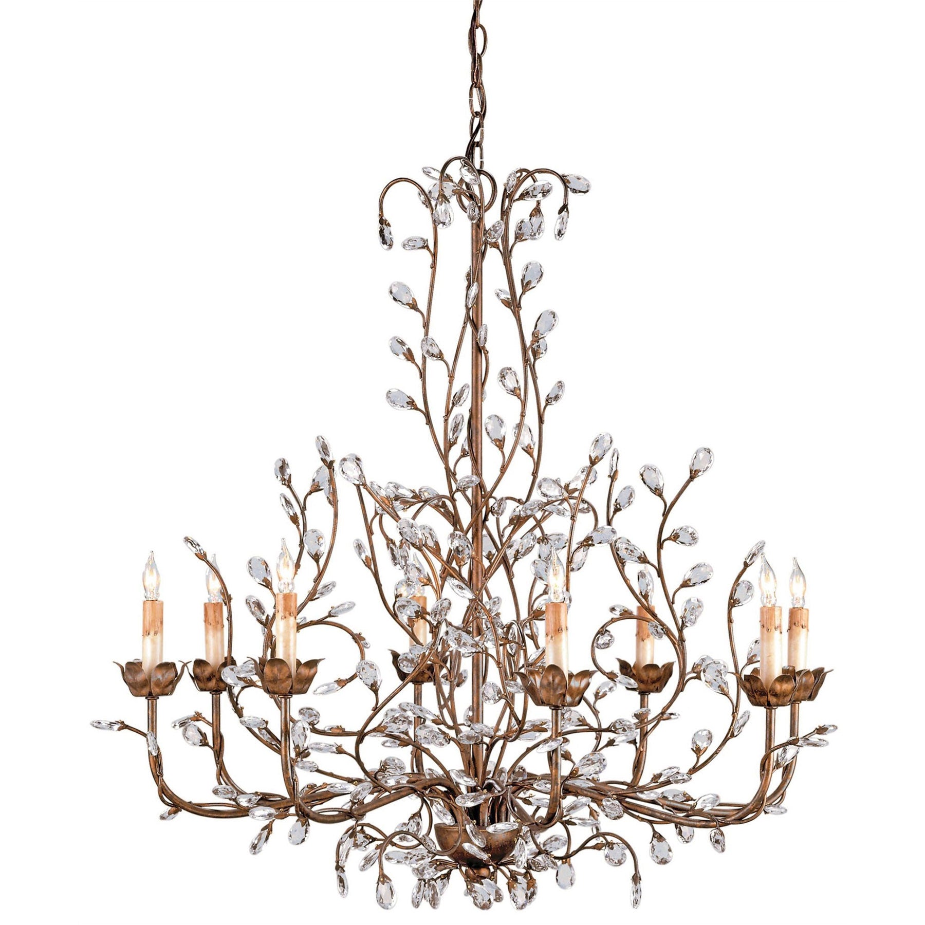 Crystal Bud Cupertino Large Chandelier